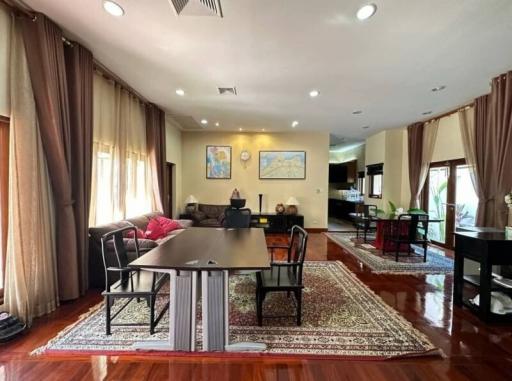 Spacious living room with natural light and tasteful decor