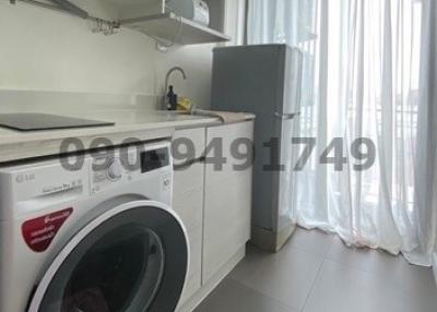 Modern kitchen with appliances and window