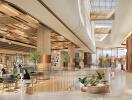 Spacious and Modern Atrium Lobby in a Commercial Building