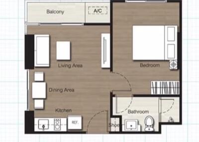 1 Bedroom Condo