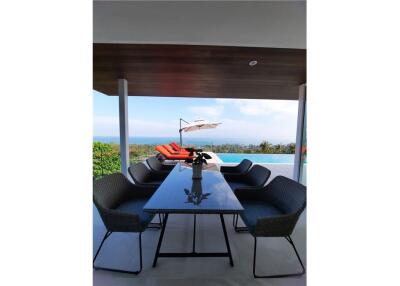 Panoramic sea views: vast and spacious 3 BEDROOM VILLA