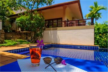 3 bedroom villa with pool and garden for rent