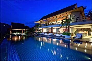 Modern style 5 bedroom sea view villa in Mae Nam