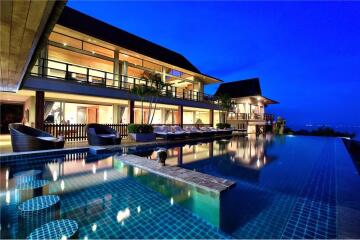 Modern style 5 bedroom sea view villa in Mae Nam