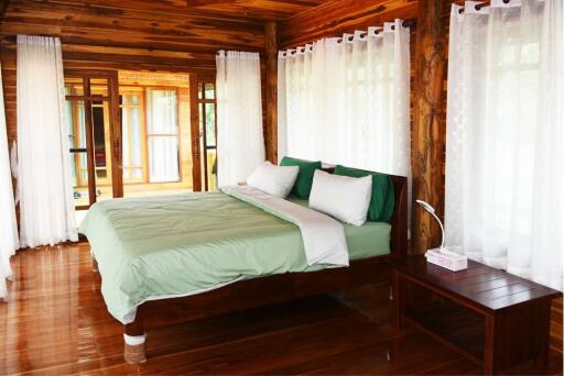Thai Style Teakwood Villa & Resort Scenery in Sam Roi Yod Area - 920601001-259