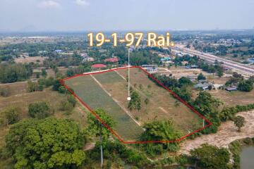 Land For Housing Development at Ang Hin, Cha Am, 19-1-97 Rai For Sale