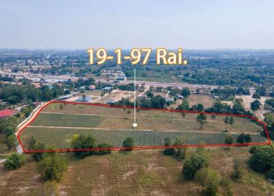 Land For Housing Development at Ang Hin, Cha Am, 19-1-97 Rai For Sale