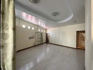 Spacious living room with natural light