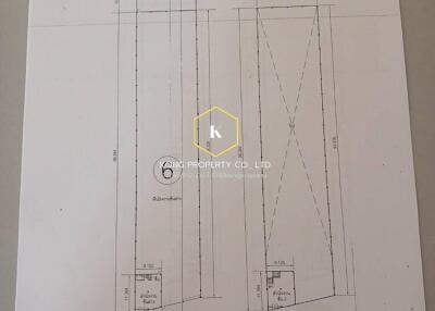 Building floor plan sketch