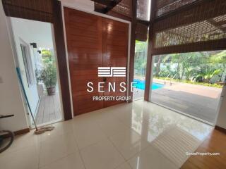 Sapcious house 4 bed for rent in thong lor