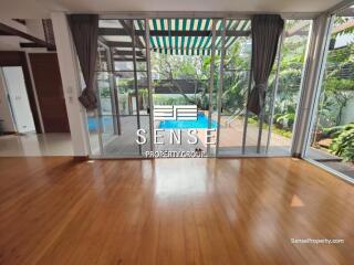 Sapcious house 4 bed for rent in thong lor