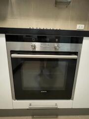 Modern Siemens built-in oven in a sleek kitchen setting