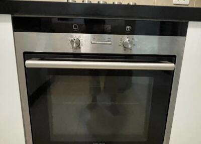 Modern Siemens built-in oven in a sleek kitchen setting