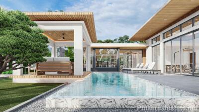 Luxury 4-Bedoom Pool Villa for Sale in Mai Khao, Phuket - Only 1 km from the Beachfront