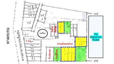 Architectural blueprint of a building layout