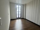 Spacious unfurnished bedroom with natural light