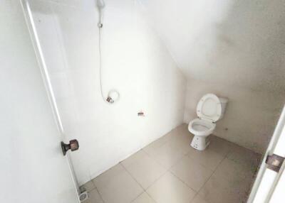 Compact bathroom with shower and toilet