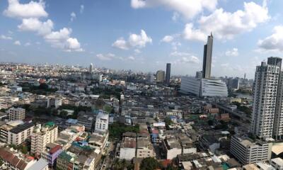 Expansive City View from Property