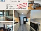 Renovated and Fully Furnished Condominium Units at Sathorn Garden Condominium with Views
