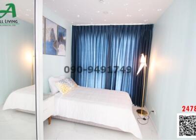 Cozy bedroom with modern design