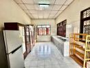 Spacious kitchen with modern appliances and ample natural light