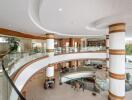 Spacious open-plan lobby area with modern design