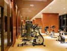 Modern gym within a residential building