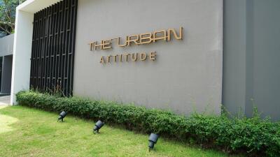 Modern Building Exterior with Bold Signage