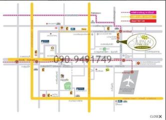 Schematic map layout for Upalai Park Ville community