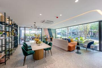 Spacious and modern living room with natural light