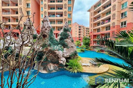 ขายคอนโด Seven seas Jomtien ขายขาดทุนราคาดีสุดในตลาด 1 ห้องนอน วิวสระ