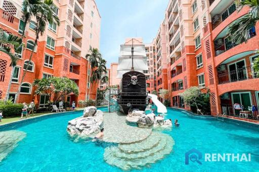 ขายคอนโด Seven seas Jomtien ขายขาดทุนราคาดีสุดในตลาด 1 ห้องนอน วิวสระ