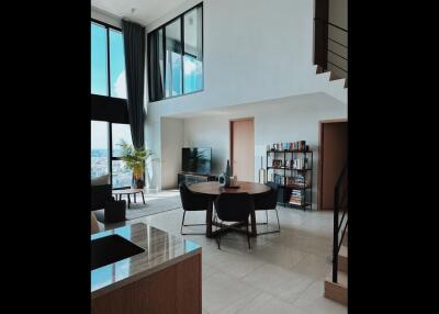 The Lofts Silom  Stylish 2 Bedroom Duplex Condo For Rent