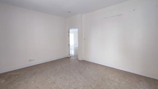 Empty bedroom with natural light