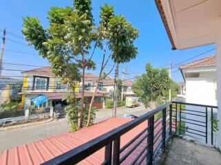 View from the balcony overlooking the neighborhood