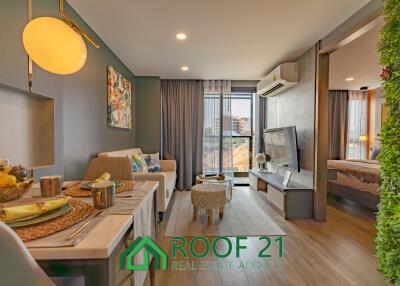 ลงทุนกับ ECO Resort 1 ห้องนอน 33-35 ตรม รับประกันค่าเช่า 6% 5 ปี บางเสร่ สัตหีบ / P0138L