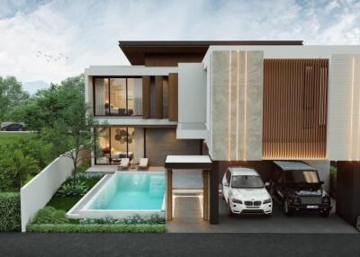 Luxurious 4-bedroom Pool Villa in Jomtien