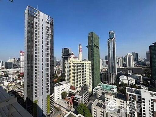 2-BR Condo at Baan Klang Krung Siam-Pathumwan Condominium near BTS Ratchathewi