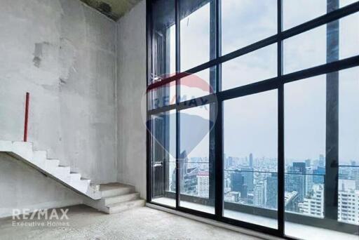 Luxurious Bareshell Penthouse Duplex with Breathtaking Views for Sale at Hyde Heritage Thonglor