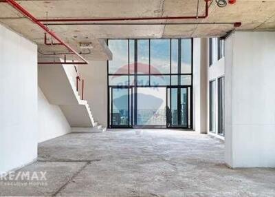 Luxurious Bareshell Penthouse Duplex with Breathtaking Views for Sale at Hyde Heritage Thonglor