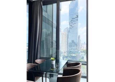 Experience Luxury Living on the 23rd Floor: Brand New 2 Bedrooms Available for Rent at Ashton Silom