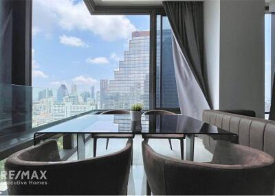 Experience Luxury Living on the 23rd Floor: Brand New 2 Bedrooms Available for Rent at Ashton Silom