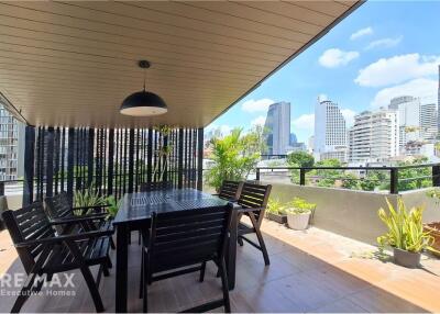 For rent penthouse pet friendly 2 bedrooms with private terrace in Sukhumvit 31