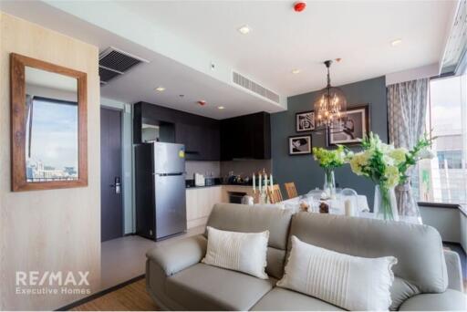 Stunning 2 Bedroom Condo on the 30th Floor at Edge Sukhumvit 23 - Steps Away from BTS Asoke - For Rent or Sale!