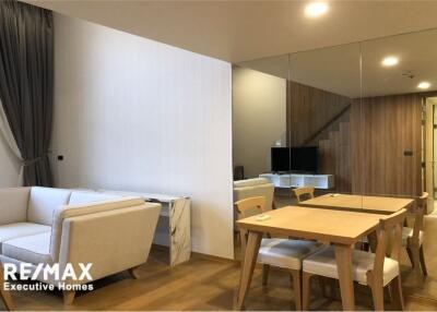 For Rent Duplex 1 Bed,Siamese Exclusive 31,High Floor, Fully Furnished,BTS Phromphong