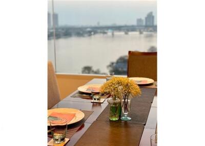 Best Price ! WATERMARK CHAOPHRAYA RIVER 3 Bed, 100,000 THB per month
