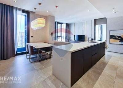 Luxury 2-bed condo with stunning city views.