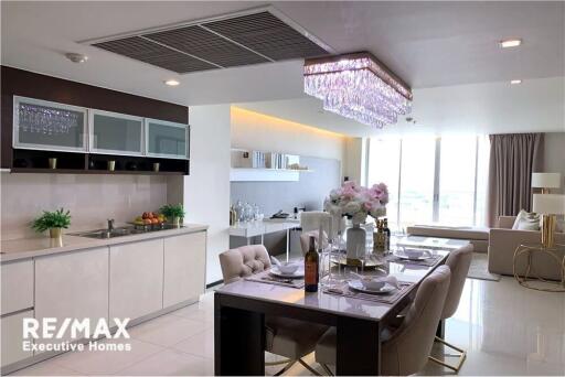 A modern, spacious with a spectacular view condo in Sathorn close by BTS Chong Nonsi.