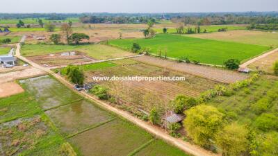 Land with Nice Views for Sale in Pa Pong, Doi Saket, Chiang Mai