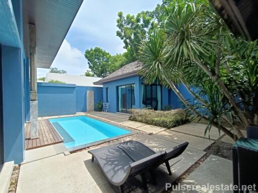 Creative 3-Bedroom Wings Corner Pool Villa with Private Pool and Rooftop Terrace